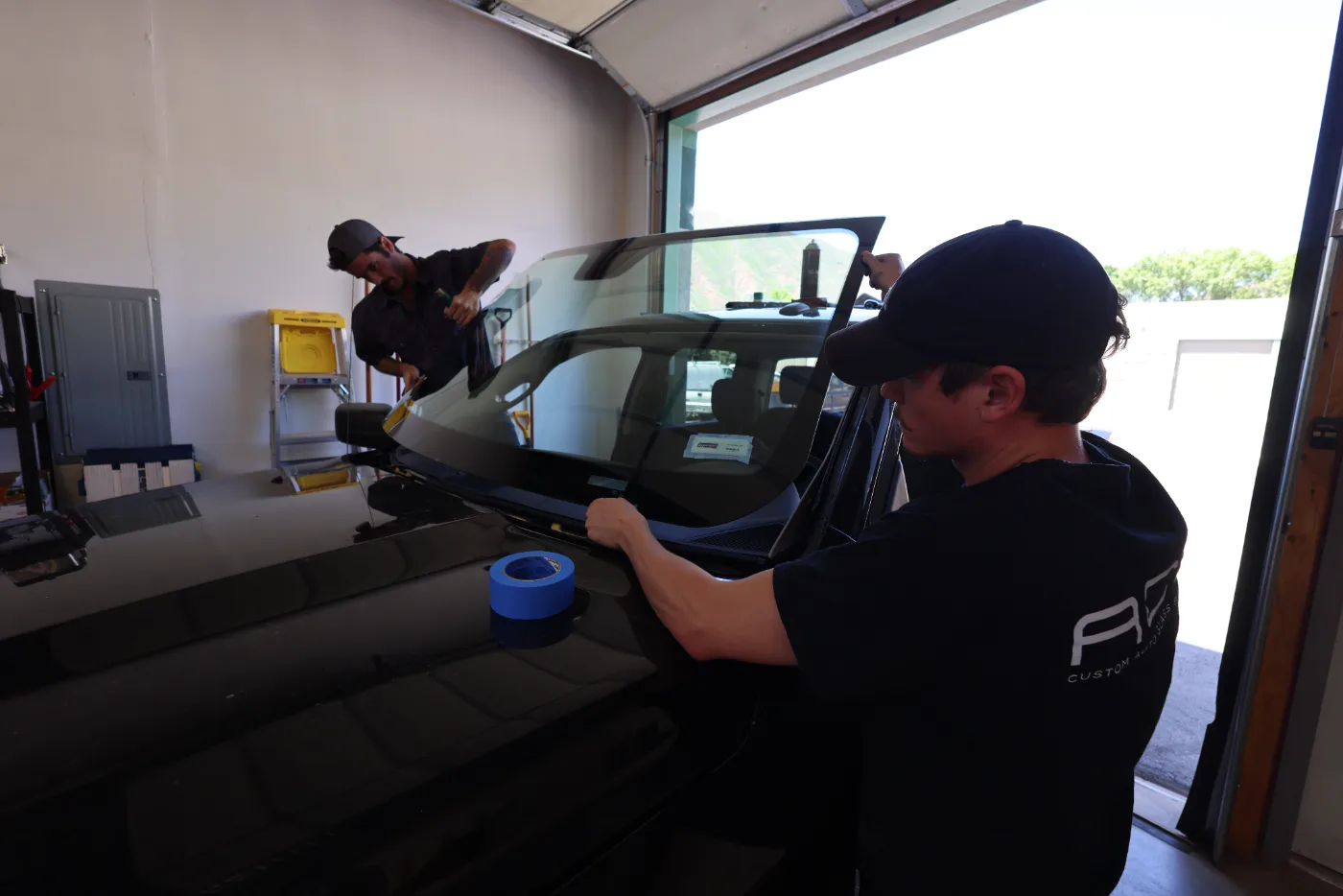 Finished Windshield Replacement and Cleanup in Basalt, CO